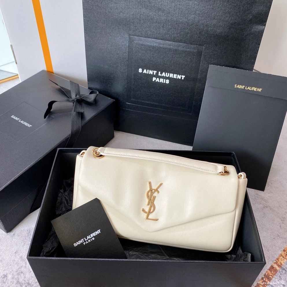 Tony Luxuries YSL IN CALYPSO LAMBSKIN PLUNGED 0710